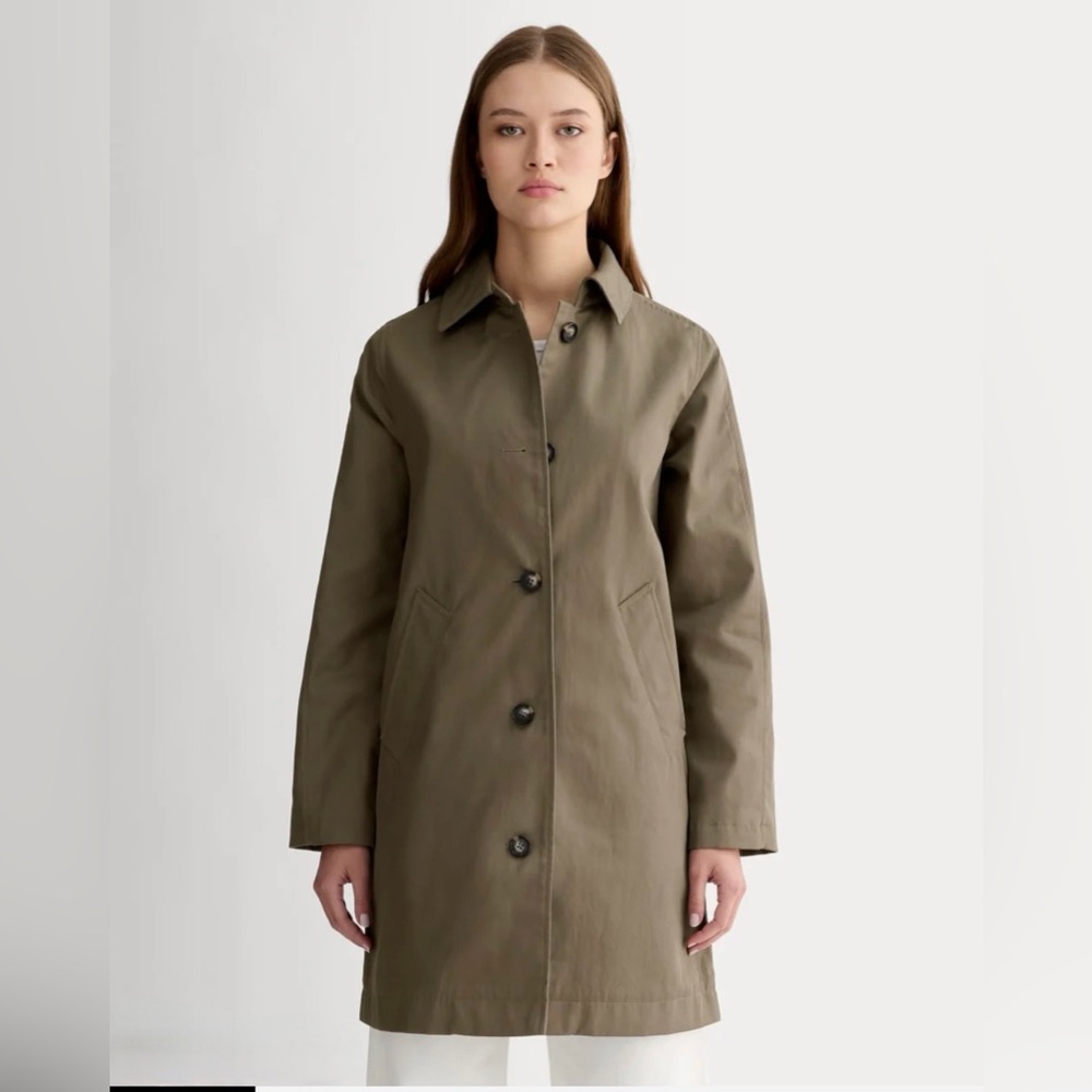 Everlane Mac Coat in “Deep Taupe”